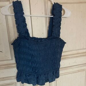 Brook Willow top small navy